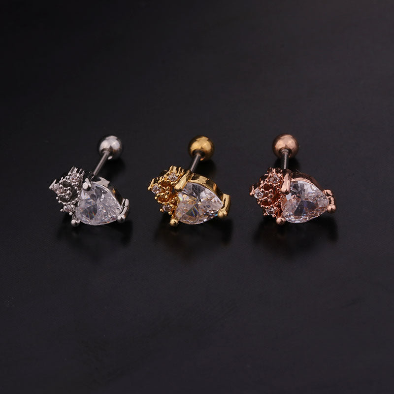 20G Cartilage Tiny Stud Earrings for Conch, Tragus & Helix Piercings - Hypoallergenic Stainless Steel Body Jewelry | Perfect for Daily Wear, Parties & Gifts