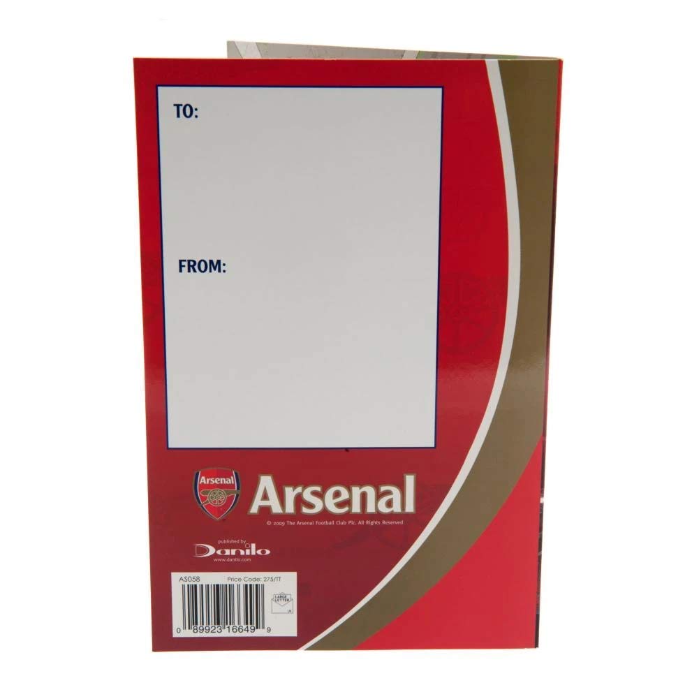 Official Arsenal F.C. 3D Pop Up Birthday Card - Emirates Stadium Design for Football Fans | Perfect for Birthdays, Anniversaries & Special Occasions