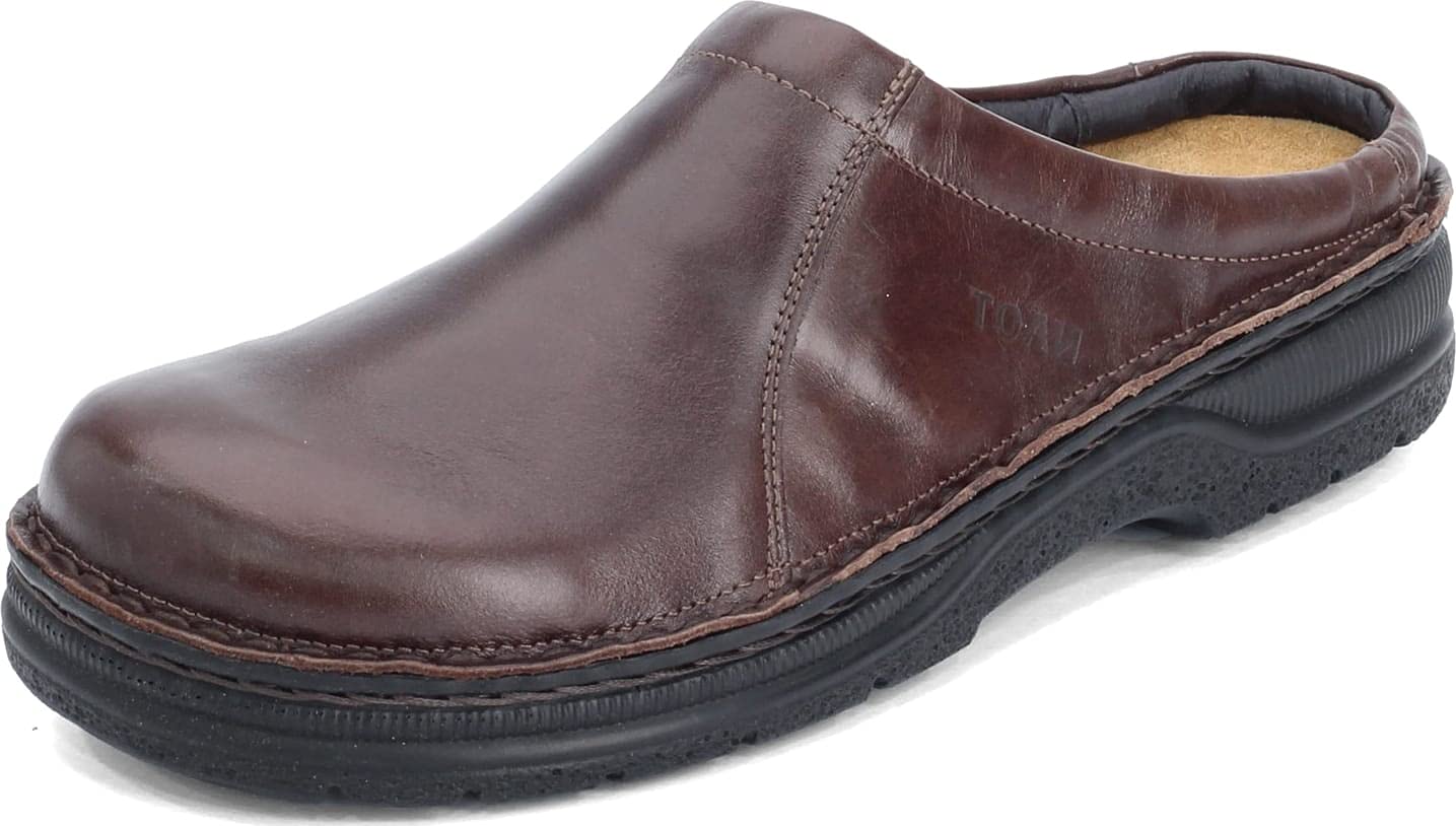 NAOT Men's Bjorn Comfortable Leather Sandals – Premium Arch Support for Walking, Travel & Outdoor Activities