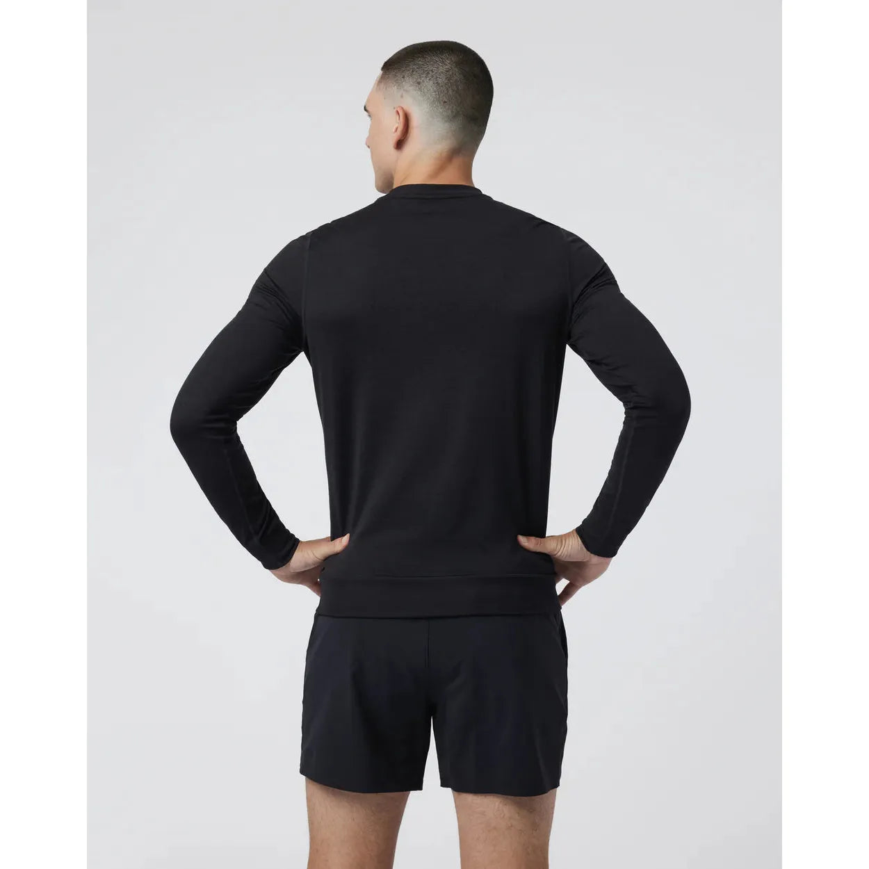 Vuori Men's Ponto Performance Crew - Lightweight & Breathable Workout Shirt for Gym, Running & Yoga | Moisture-Wicking Activewear Top for Men