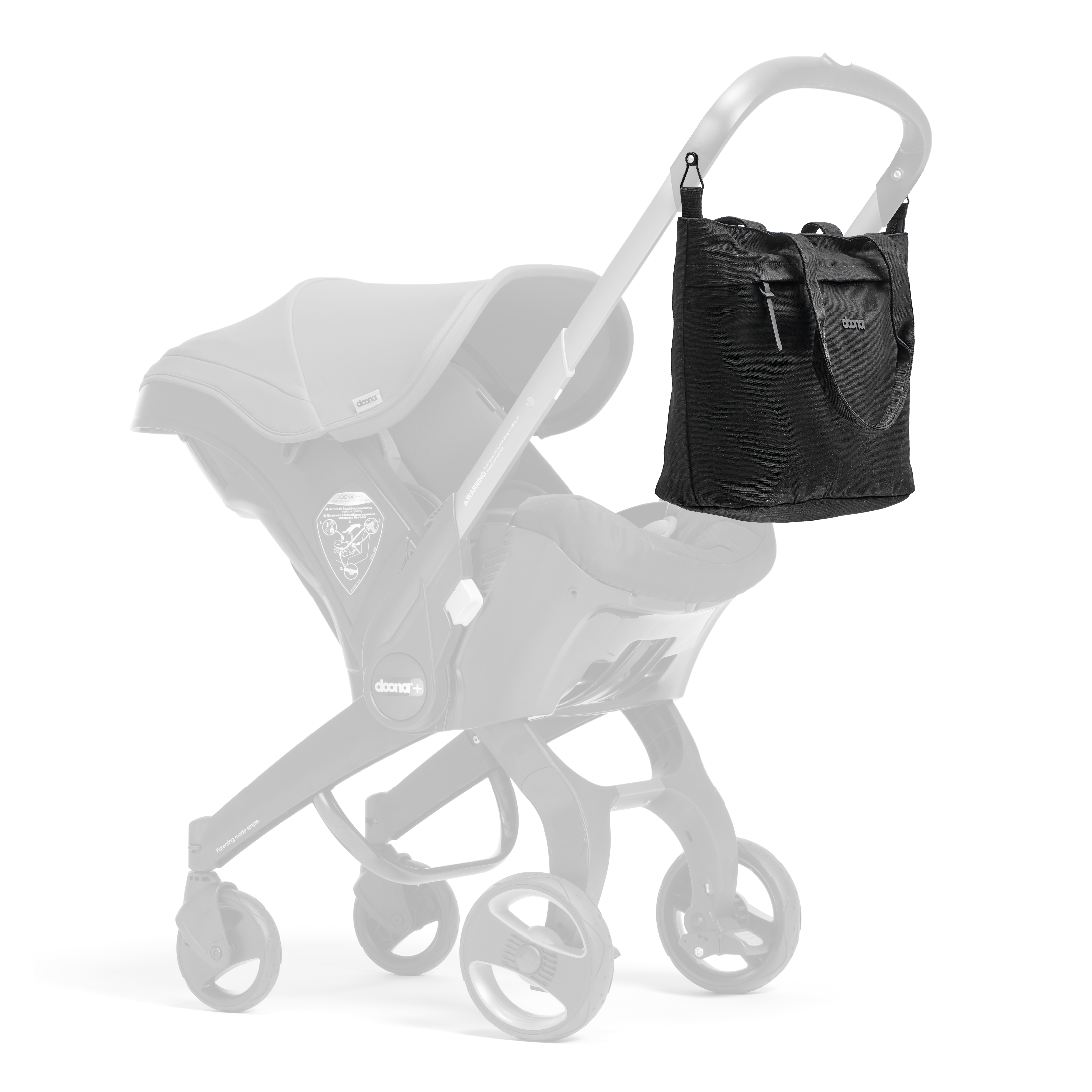 Doona Essentials Tote Bag - Stylish & Durable Carryall for Women & Men - Perfect for Work, Travel, Gym & Everyday Use