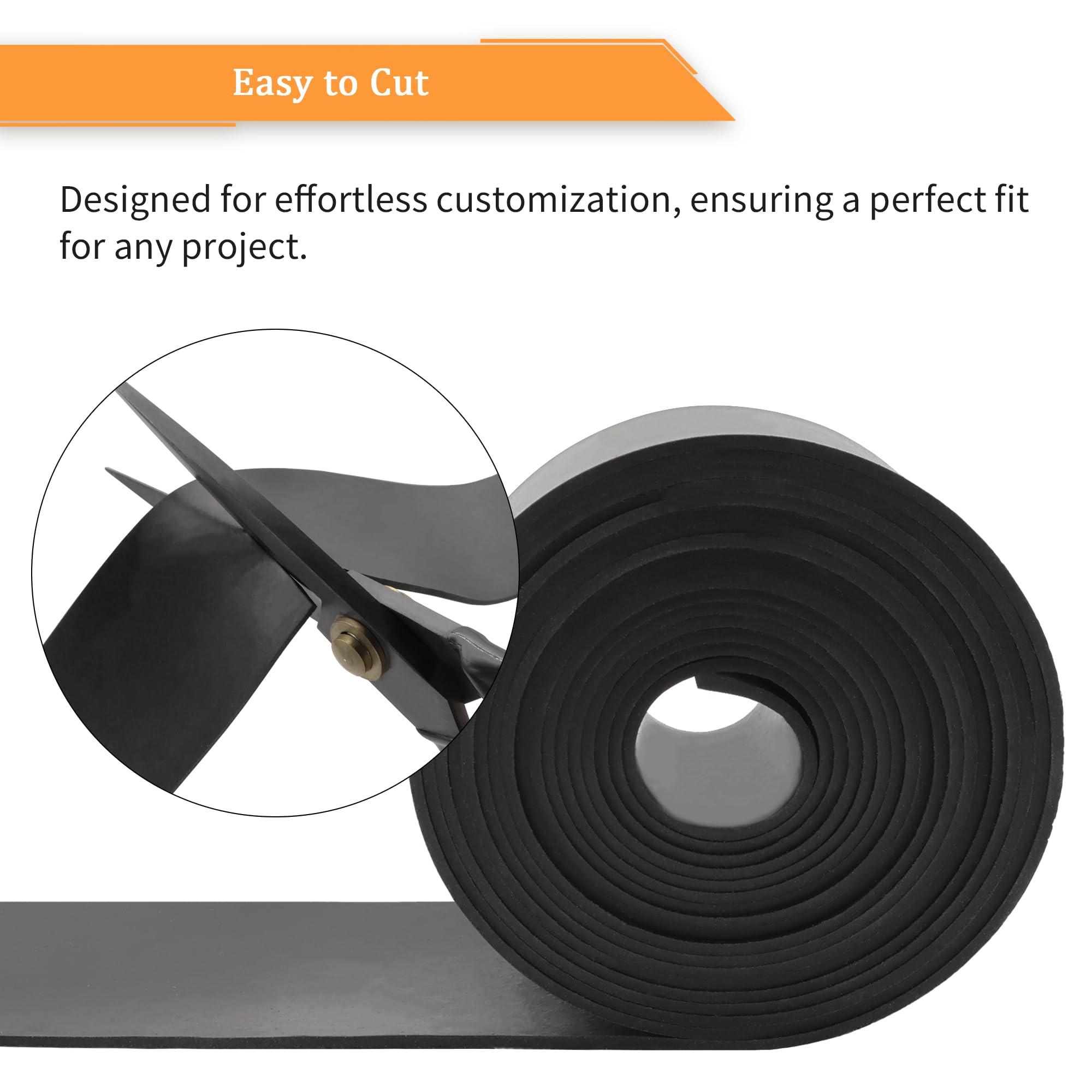 DOBTIM Neoprene Rubber Strips 1/8