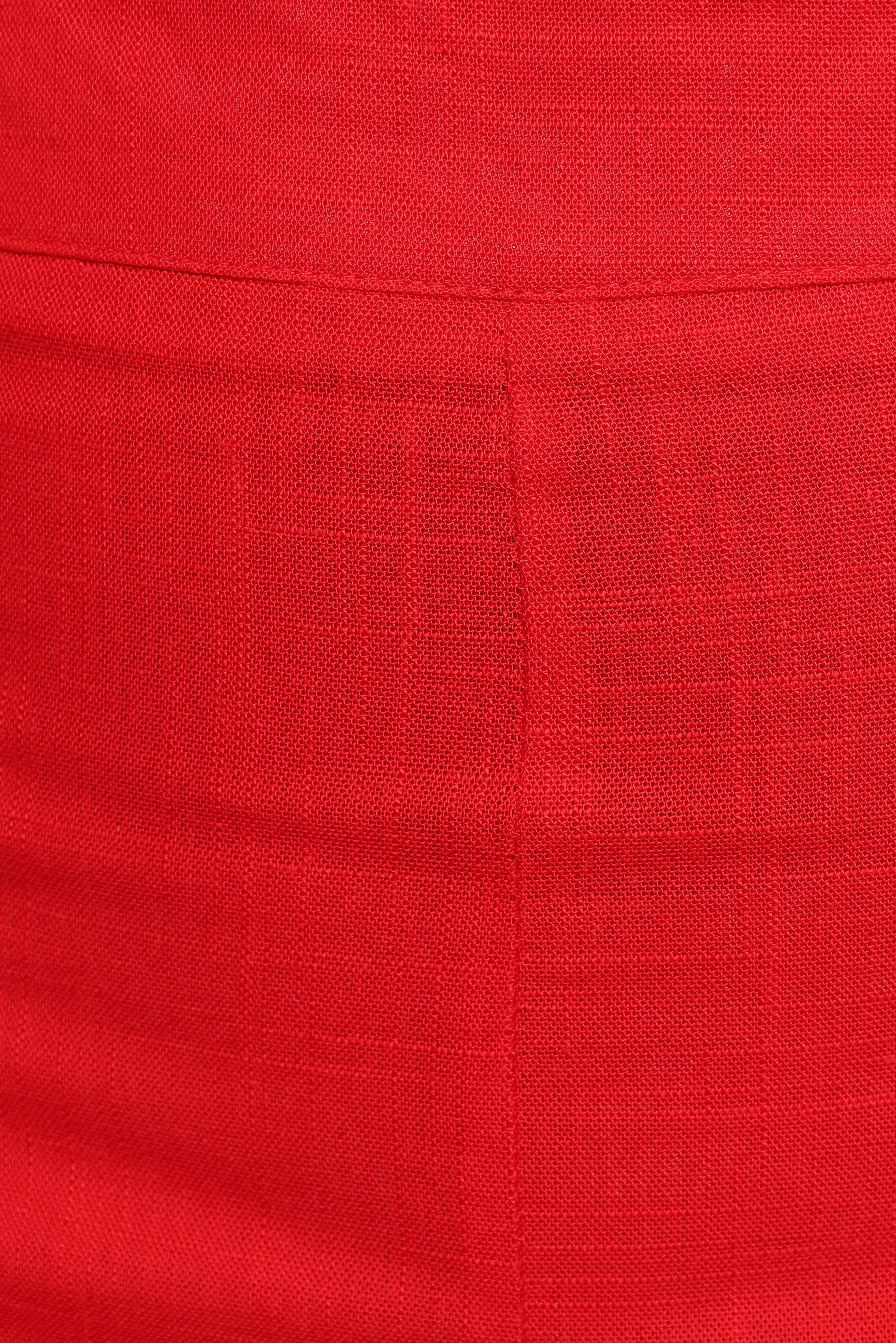 Amia Linen Blend Pants for Women - Comfortable Summer Casual Trousers in Red | Perfect for Beach, Vacation & Everyday Wear