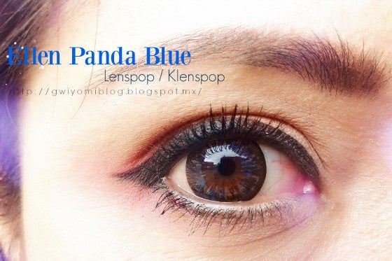 Ellen 4-Color Blue Colored Contact Lenses (2Pcs) - 6 Months Wear - Natural Eye Color Change for Cosplay, Halloween & Daily Use