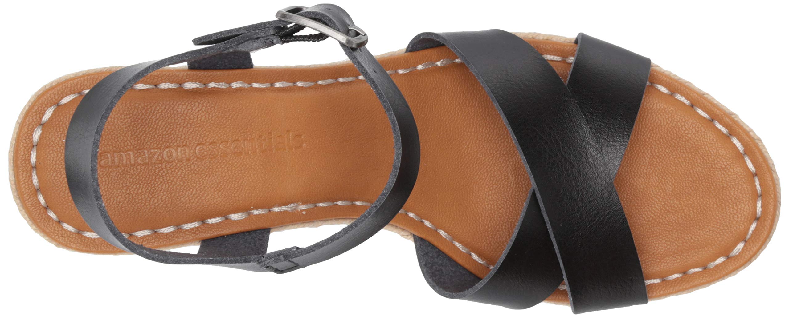 Amazon Essentials Women's Espadrille Wedge Sandal - Comfortable Summer Casual Shoes with Cushioned Insole | Perfect for Beach, Vacation & Everyday Wear