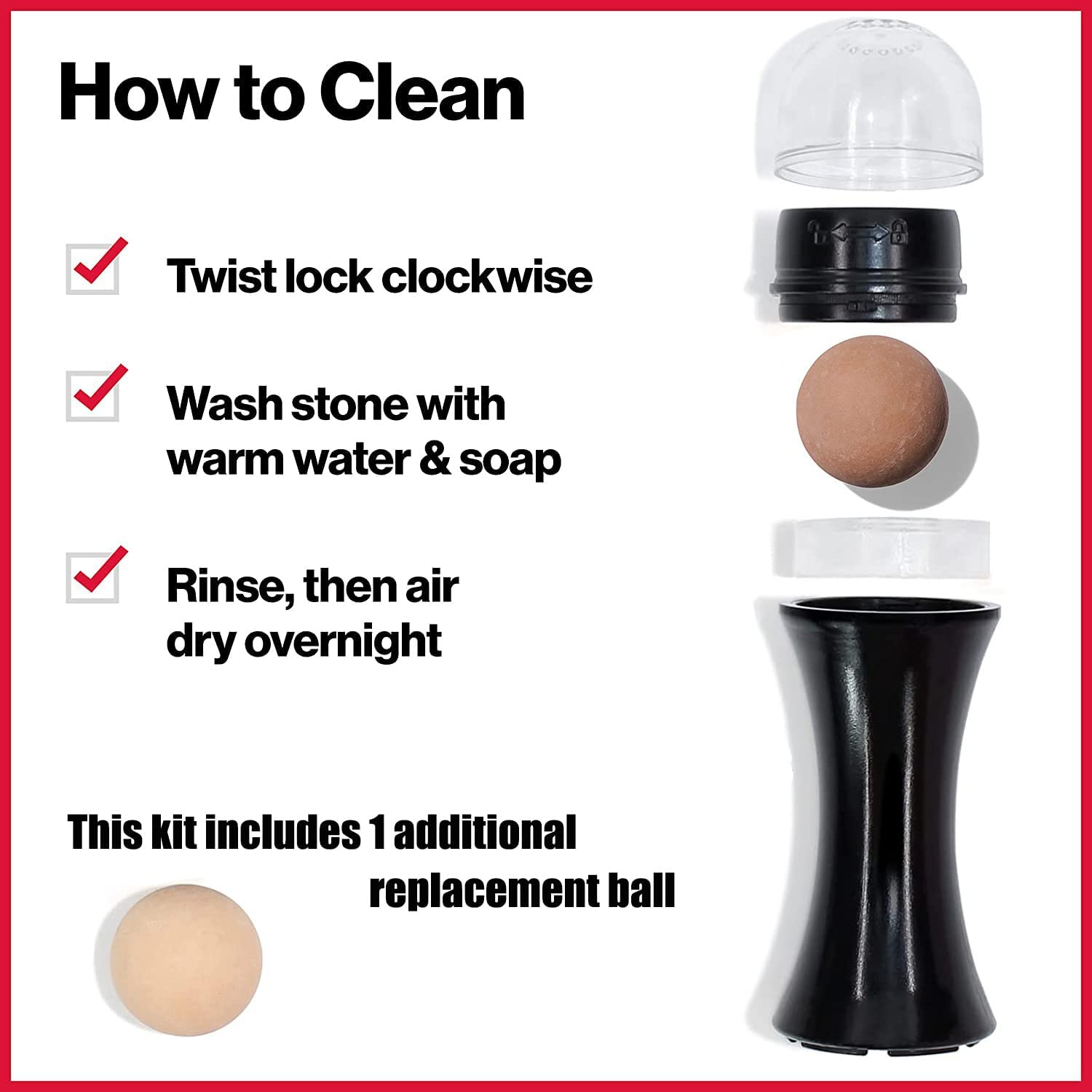 Oil Control Roller for Oily Skin - Portable & Reusable Facial Skincare Tool with Makeup Sponge | Absorbs Excess Shine for Home, Office & Travel | Perfect for Touch-Ups Throughout the Day
