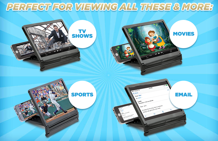 Magna Vision - High-Quality Digital Magnifier for Reading & Low Vision Aid - Perfect for Books, Newspapers, and Small Print