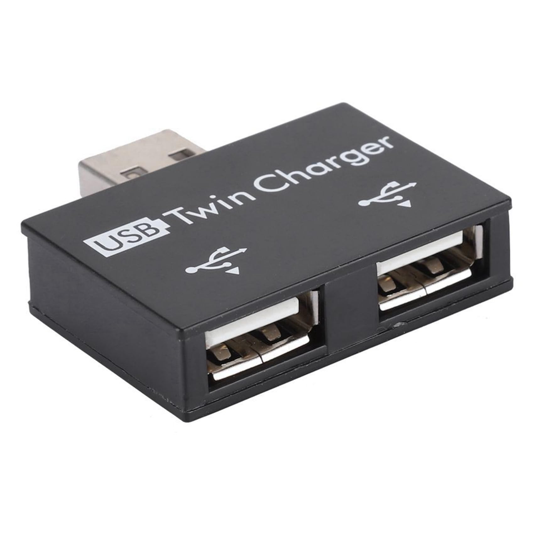 Casstad 2-Port USB Hub Charger for Phone & Computer - Travel & Office Use