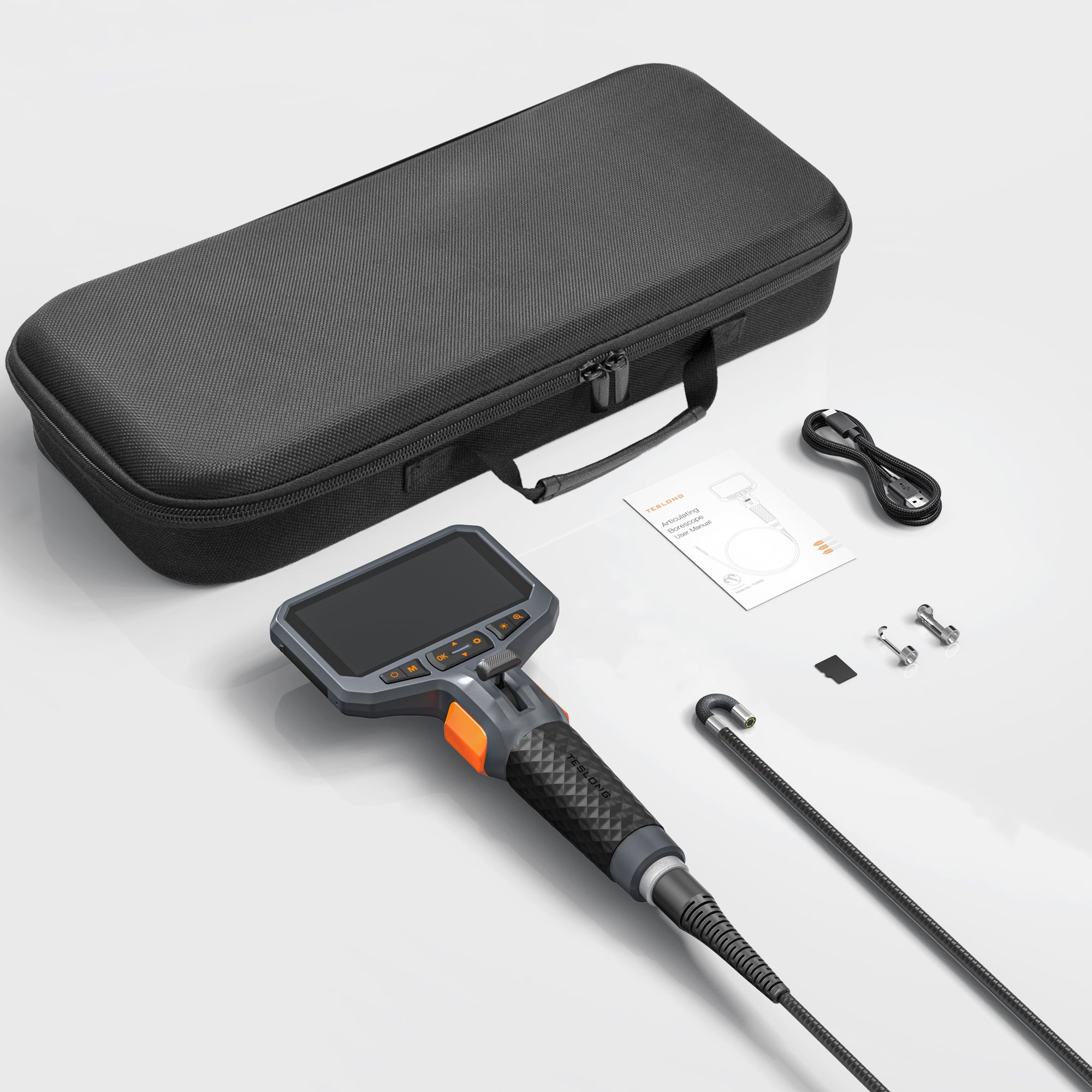 Certified Refurbished TD450S R Articulating 8.5mm Single Lens Inspection Camera | Industrial Pipe & HVAC Inspection Tool | Perfect for Plumbing, HVAC Maintenance & Automotive Diagnostics