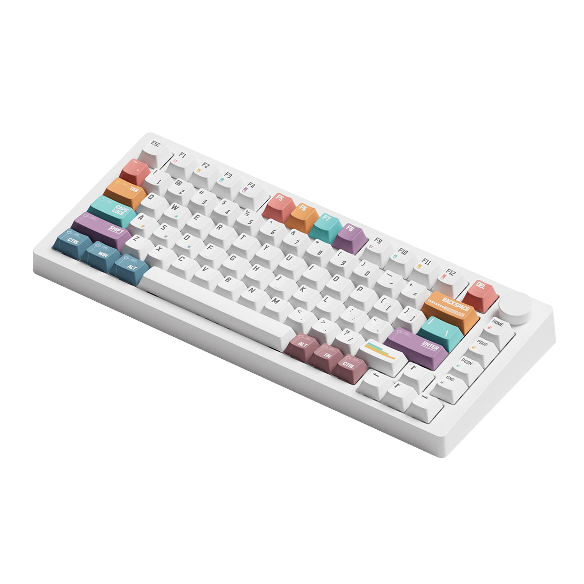 Akko Monsgeek M1 V5 VIA 75% Wireless Aluminum Mechanical Keyboard with Rosewood Switch - Perfect for Gaming, Typing & Office Work