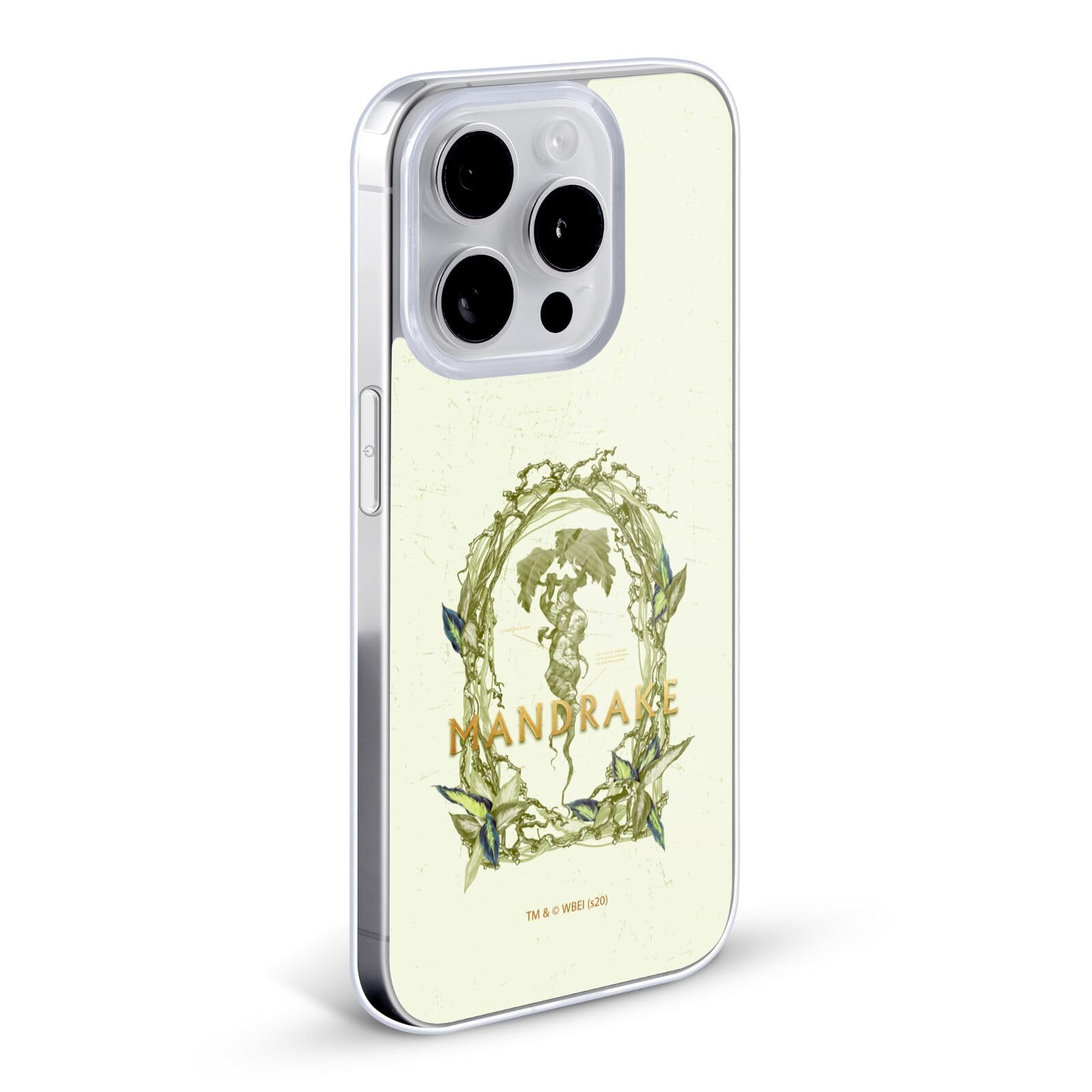Official Harry Potter Mandrake Deathly Hallows XXXI Soft Gel Phone Case - Compatible with iPhone 7 Plus/8 Plus | Magical Gift for Fans | Perfect for School, Work & Wizarding Adventures