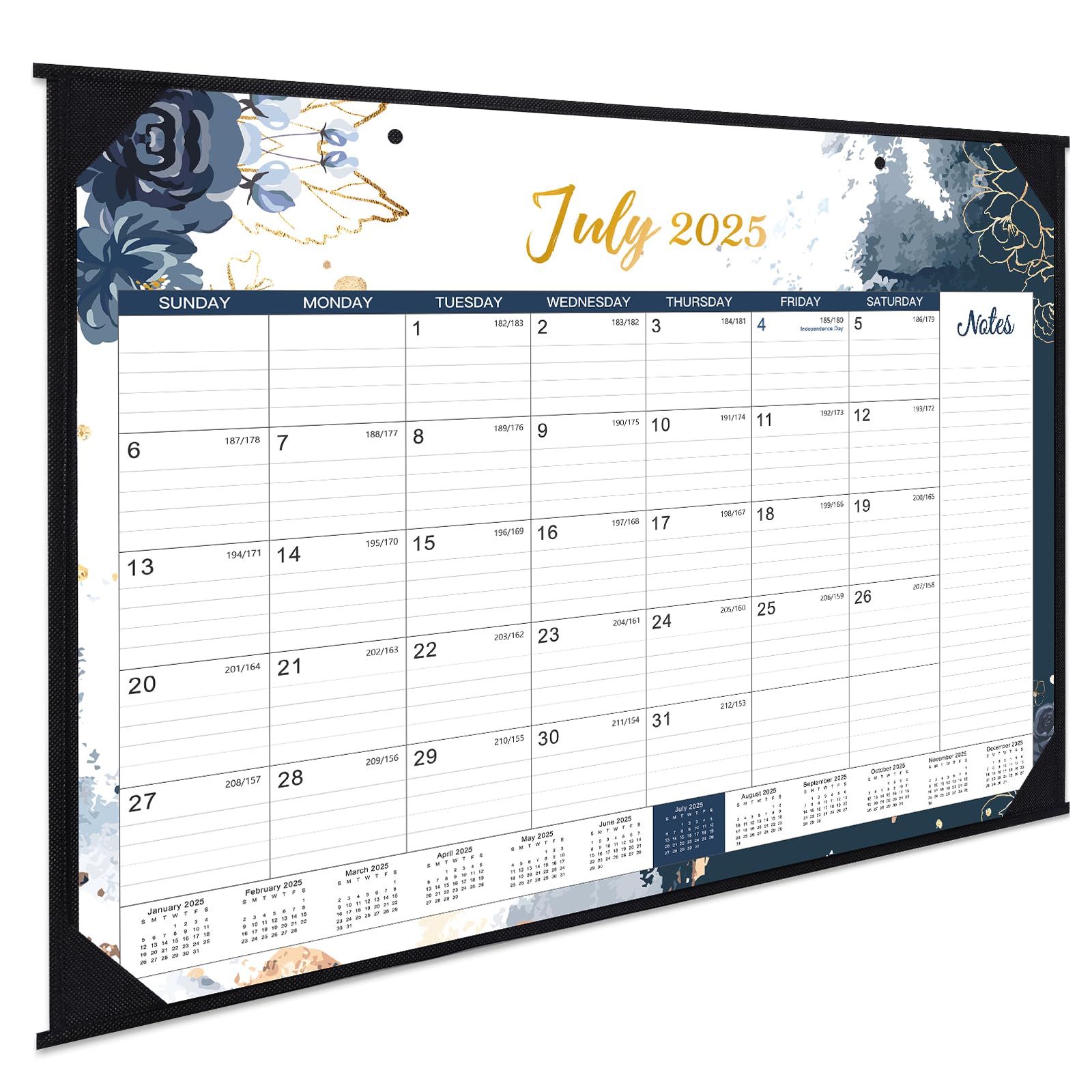 2025-2026 Large Desk Calendar | 18-Month Planner (July 2025 - December 2026) | 22