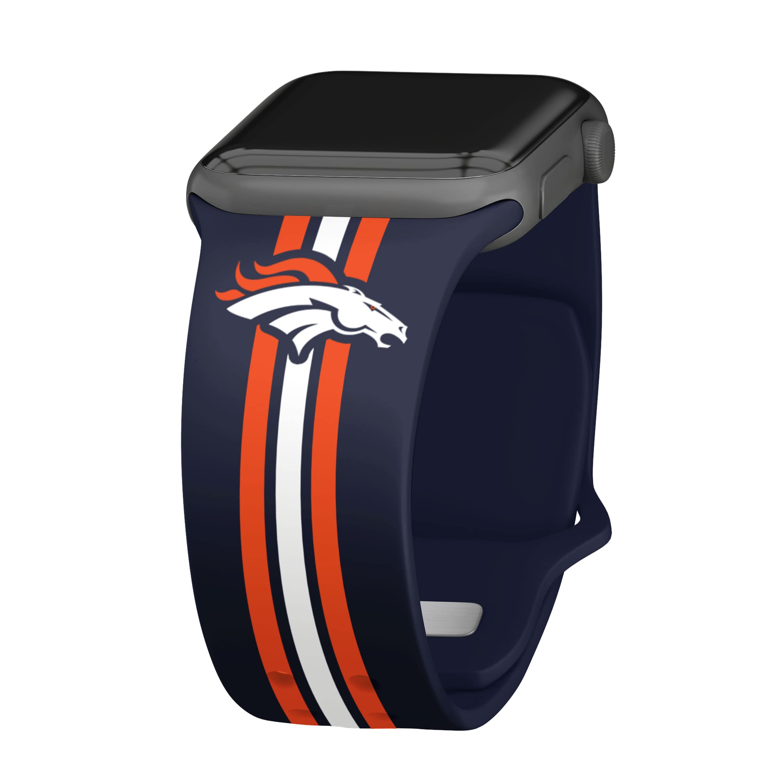 Denver Broncos Apple Watch Band - HD Game Time Sports Strap Compatible with All Apple Watch Models - Perfect for Football Games, Tailgating & Broncos Fan Gifts