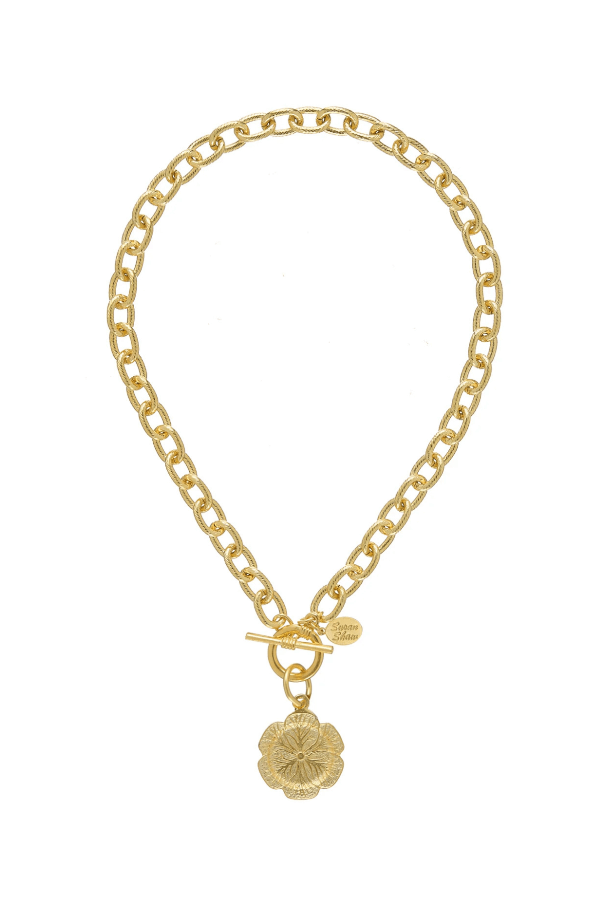 Susan Shaw Cabbageware Toggle Necklace - Handmade Bohemian Jewelry for Women | Perfect for Layering, Gift Giving & Boho Fashion