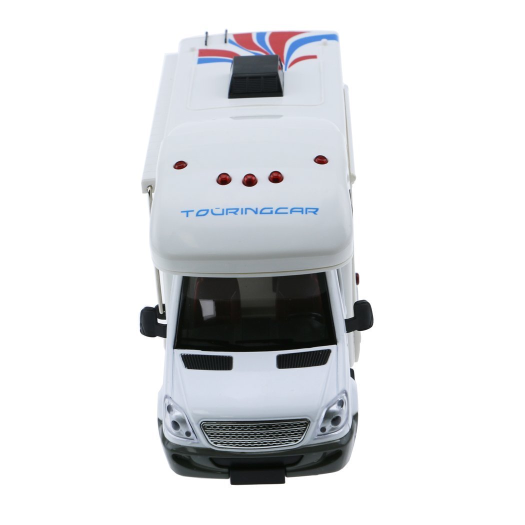 Micro Holiday Camper Van Toy for Kids - Miniature Motorhome Playset with Lights & Sounds - Perfect for Pretend Play, Travel Adventures & Birthday Gifts