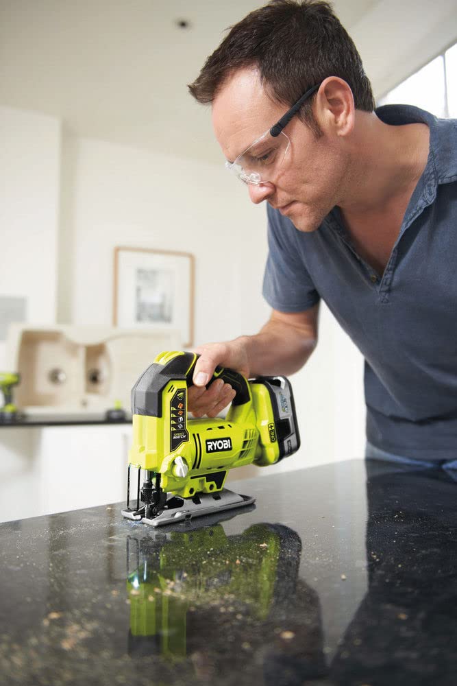 Ryobi 5132002812 Jig Saw Blade Set - 10-Piece RAK6 JSBW Blades for Wood, Plastic, Granite & Metal Cutting | Compatible with ONE+ System & Universal Jigsaws | Perfect for DIY Projects, Home Renovations & Woodworking