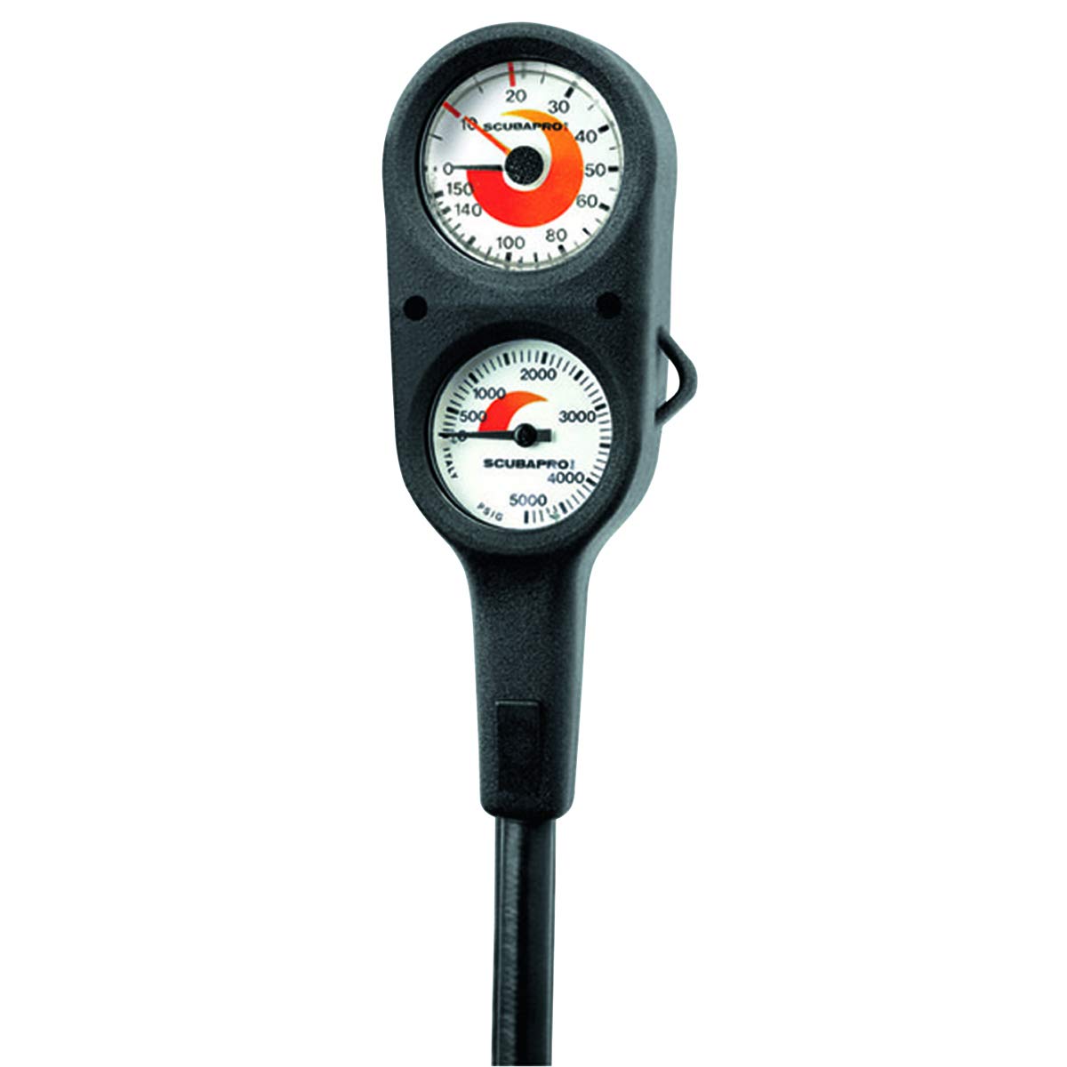 SCUBAPRO 2-Gauge Diving Console with Depth and Pressure Gauge - Imperial Units for Scuba Diving, Snorkeling & Underwater Exploration