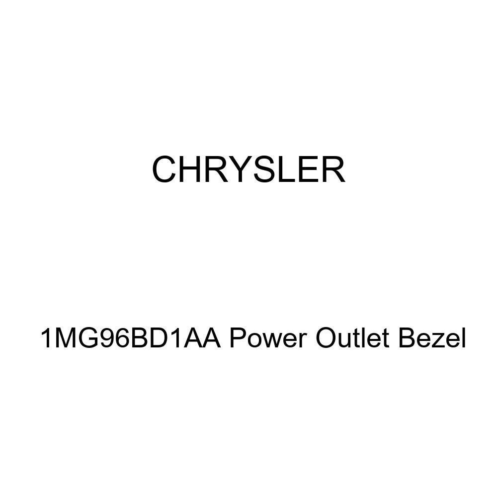 Genuine Chrysler 1MG96BD1AA Power Outlet Bezel Replacement - OEM Quality 12V Car Charger Socket Trim for Dodge Ram Jeep - Perfect for Road Trips & In-Car Device Charging