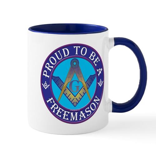 White/Navy Inside - Masons Pride Mug