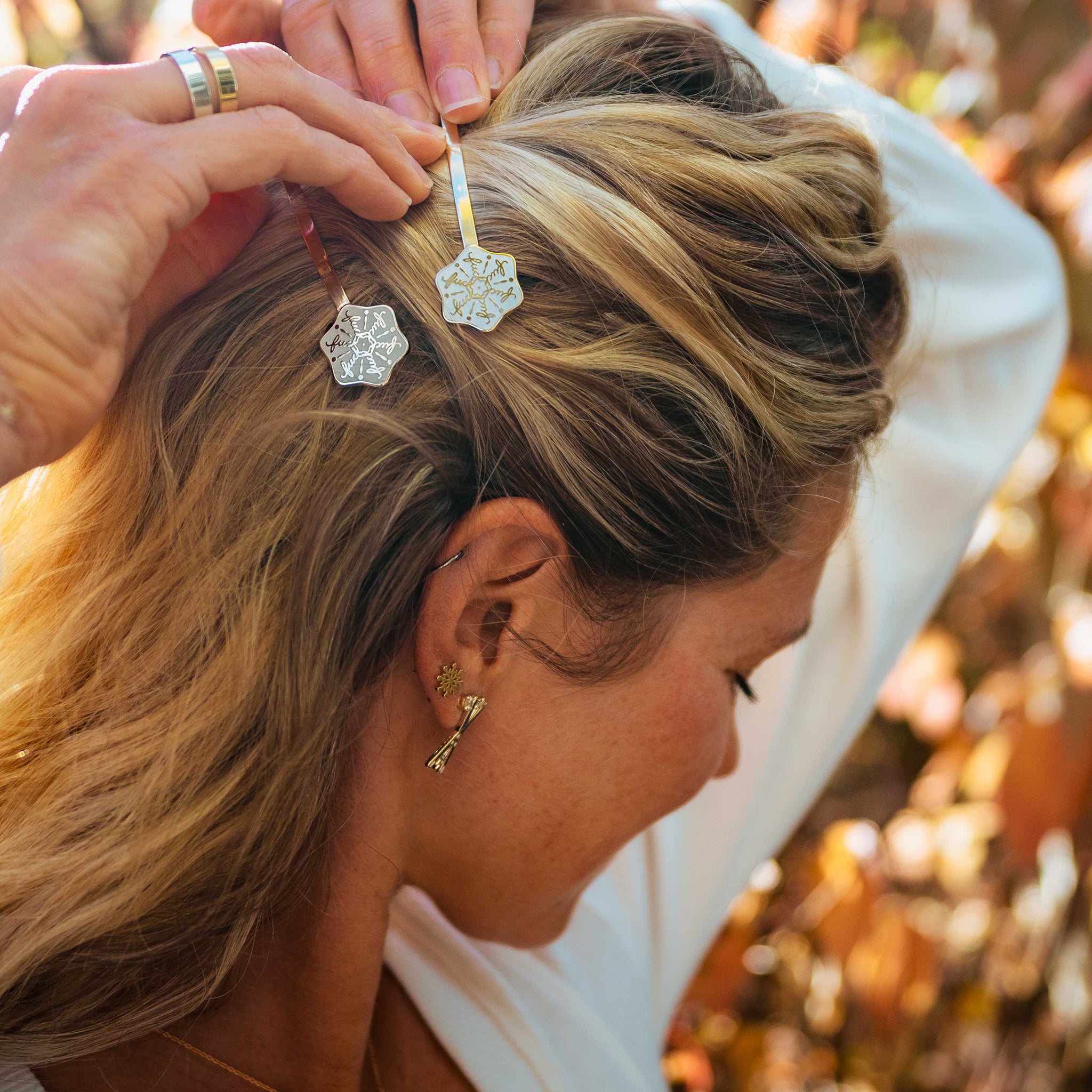 Snowflake Hair Clip - Elegant Winter Hair Accessory for Women & Girls | Perfect for Christmas, Holidays, Weddings & Special Occasions