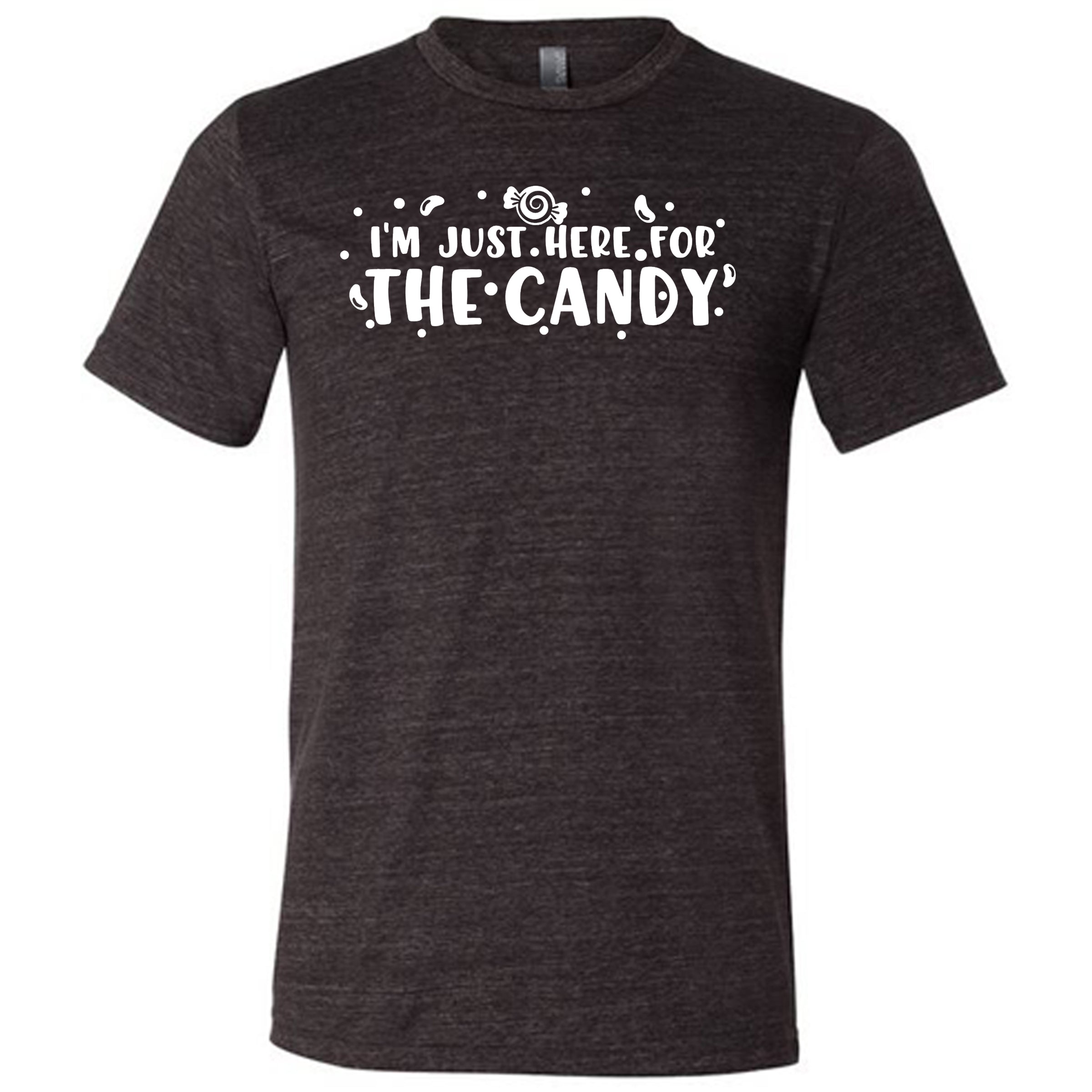 Funny Unisex 'I'm Just Here for The Candy' T-Shirt - Perfect for Halloween, Parties & Casual Wear
