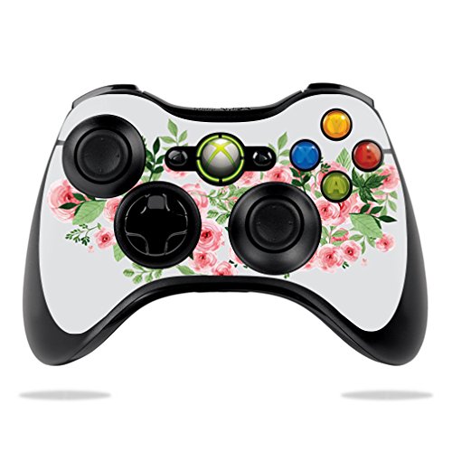 MightySkins Protective Vinyl Decal Wrap Cover for Microsoft Xbox 360 Controller - Bouquet Design | Durable, Customizable Skin | Easy to Apply & Remove | Made in USA | Perfect for Gaming, Collecting & Personalizing Your Controller