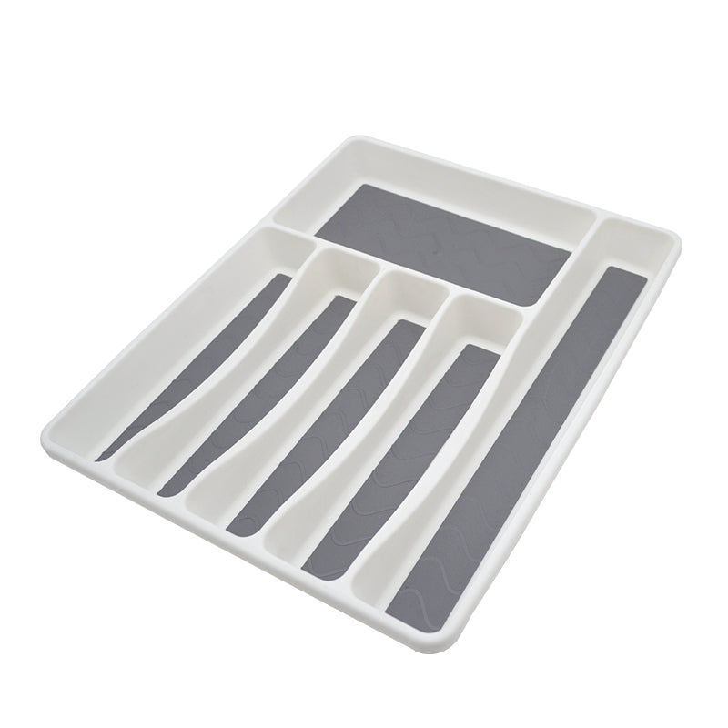 ITY Large Cutlery Tray - Expandable Silverware Organizer for Kitchen Drawer - Perfect for Utensils, Knives, Forks, Spoons Storage - Ideal for Home, Restaurant & Office Use