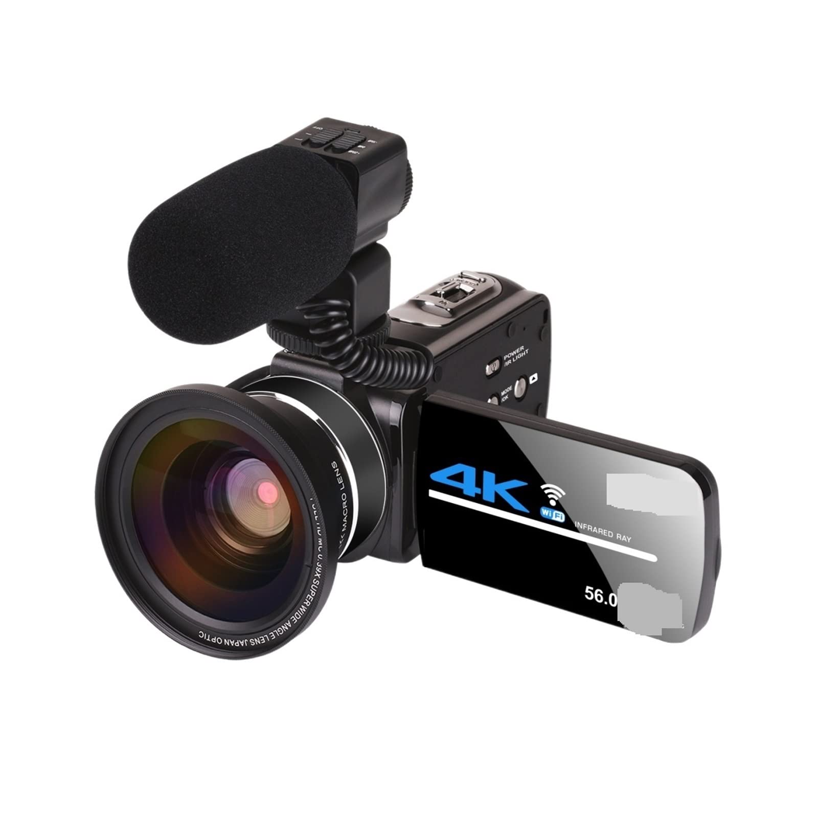 BODORME 4K Digital Video Camera Camcorder with 3.0