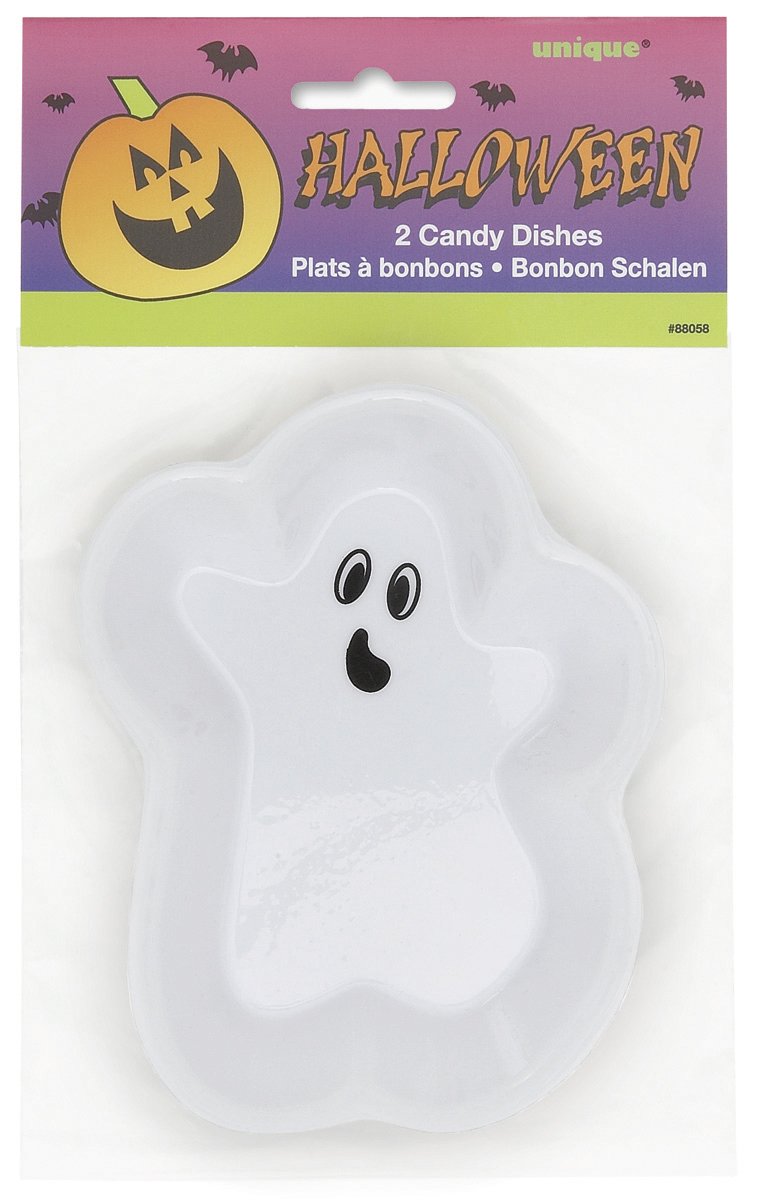 Spooky Halloween Ghost-Shaped Candy Dish - Perfect for Trick-or-Treating, Party Decor & Festive Home Decorations
