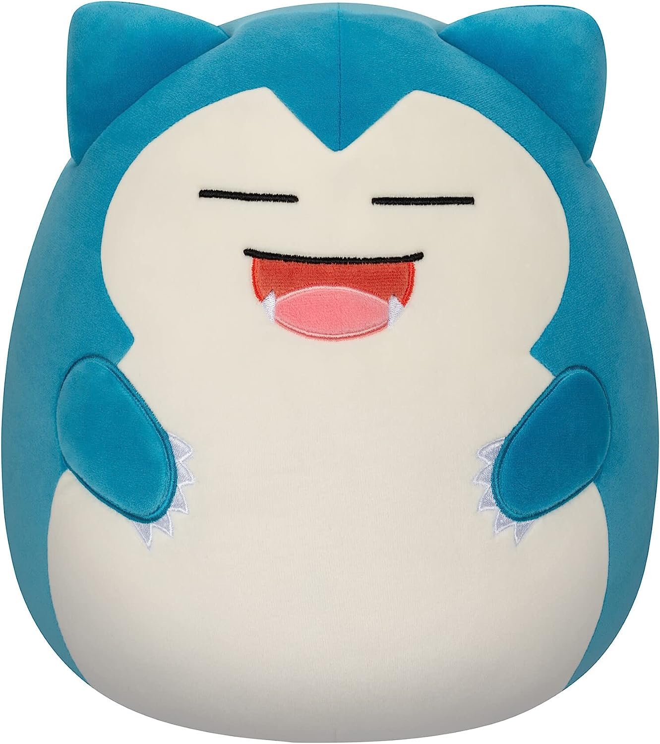 Official Jazwares 14-Inch Snorlax Plush Toy - Ultra Soft Pokemon Stuffed Animal, Large Squishmallows Collectible - Perfect for Bedroom Decor, Gift for Kids & Anime Fans