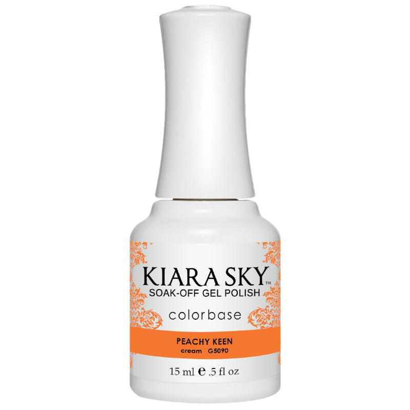Peachy Keen Gel Nail Polish - Long Lasting, High Shine, Chip Resistant - Perfect for Manicures, Pedicures, and Nail Art Designs