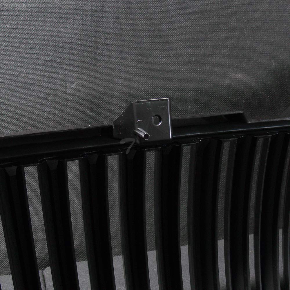 1999-2002 Chevy Silverado 1500 2500 & 2000-2006 Tahoe Suburban Gloss Black Vertical Front Bumper Grille - Replacement Grill for Enhanced Style & Protection - Perfect for Off-Roading, Car Shows & Daily Driving