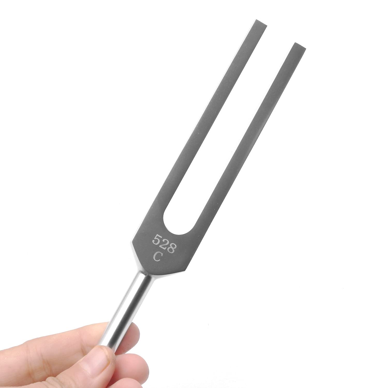 LeSage 528Hz Chakra Tuning Fork for Healing, DNA Repair & Brain Stimulation | Solfeggio Frequency Sound Therapy Tool with Silicone Hammer & Cleaning Cloth | Perfect for Meditation, Energy Healing & Sound Bath Sessions