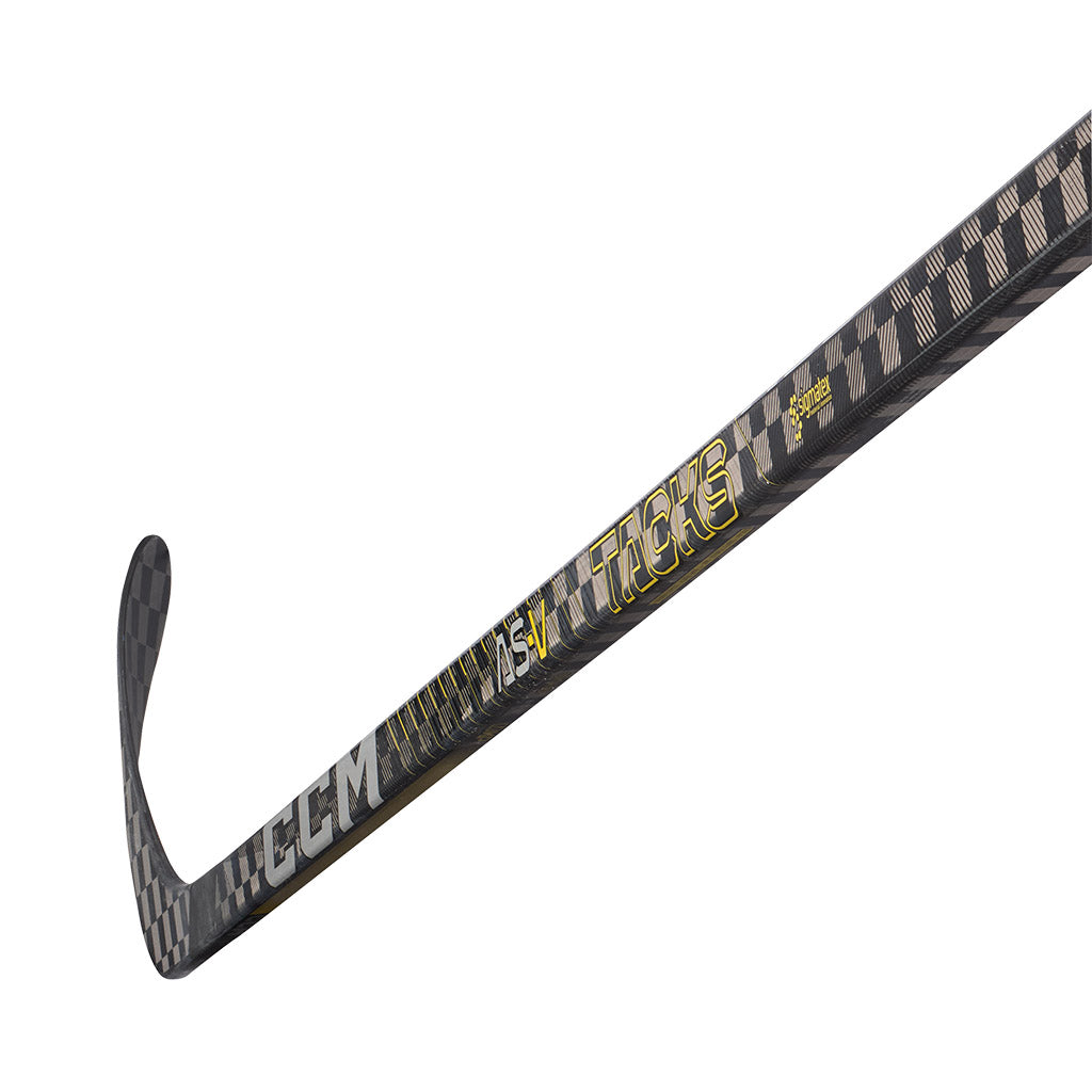 CCM Tacks AS V Intermediate Ice Hockey Stick - Lightweight Carbon Fiber Design for Enhanced Performance - Perfect for Youth & Adult Hockey Players in Games & Practice