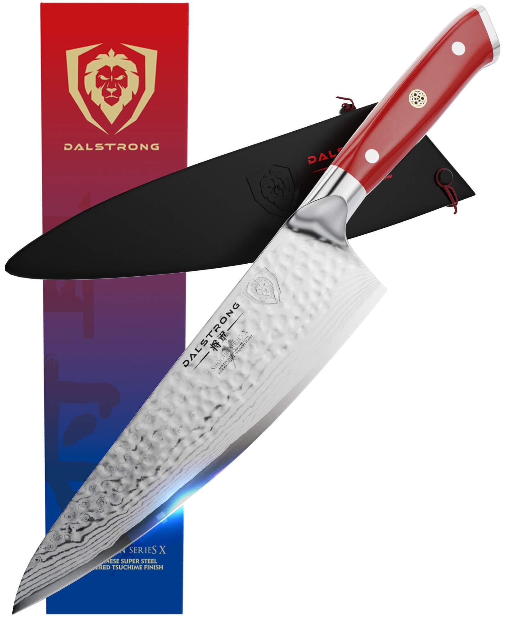 Premium 8-Inch Chef's Knife - Shogun Series X with Colored ABS Handle by Dalstrong | Professional Kitchen Knife for Slicing, Dicing & Chopping | Perfect for Home Cooks & Professional Chefs