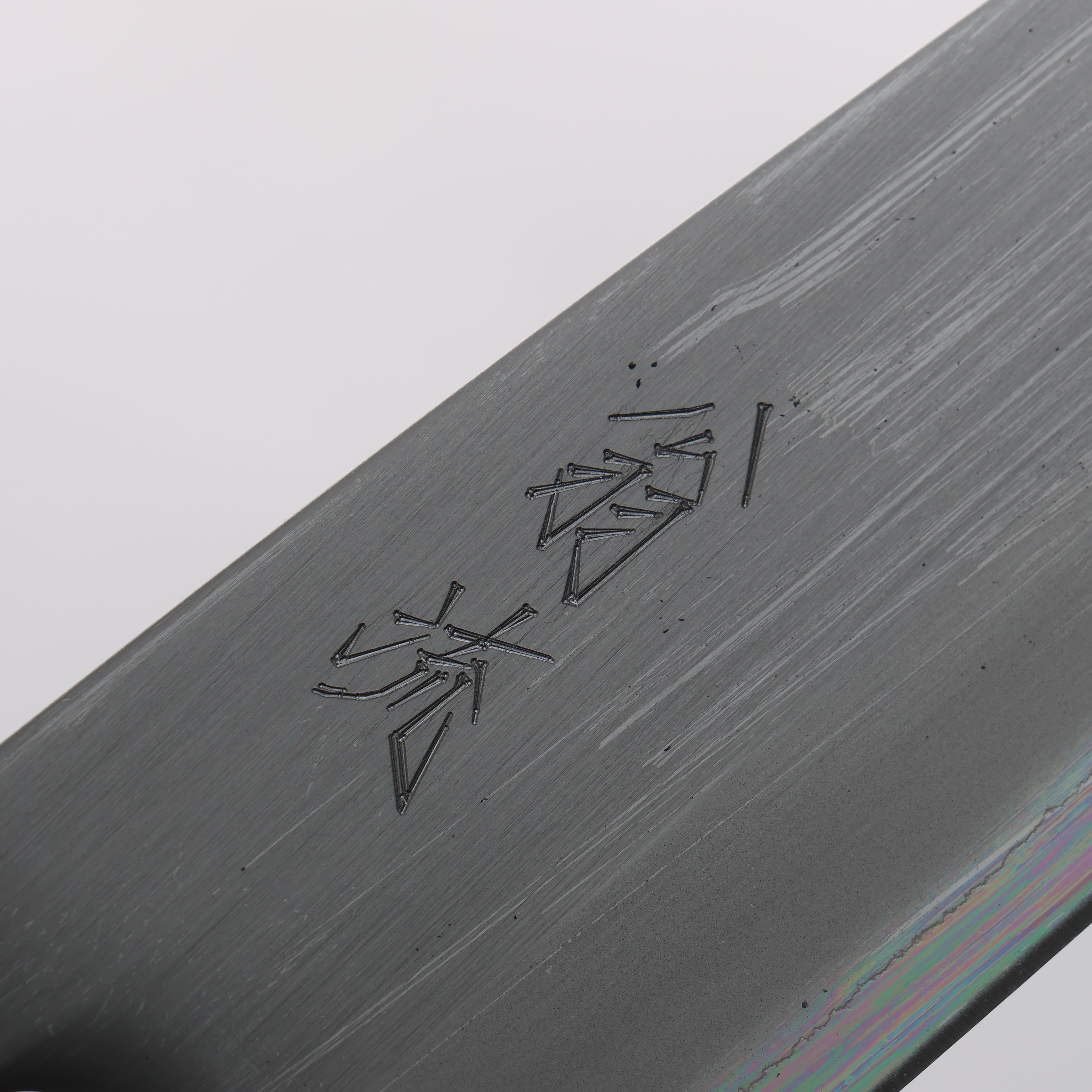 Premium OUL White Steel No.1 Santoku Knife 165mm with Burnt Oak Handle - Japanese Kitchen Knife for Professional Chefs & Home Cooking, Perfect for Slicing, Dicing & Chopping Vegetables, Meat & Fish