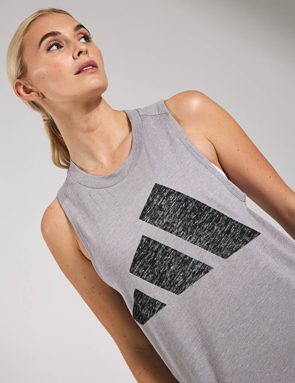Essentials Winners Tank Top for Men & Women - Solid Grey & Black - Gym, Workout, Running, Casual Wear