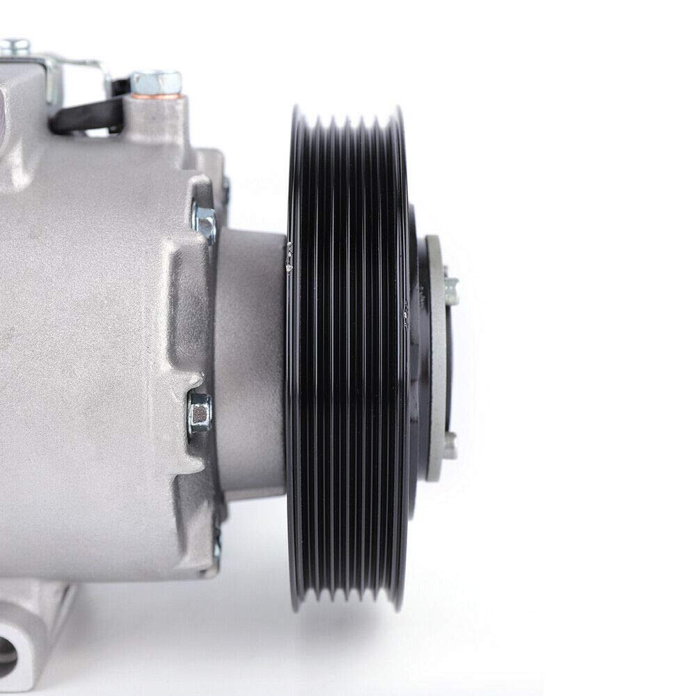 Kia Rio 1.6L AC Compressor with Clutch 178324 - Replacement Air Conditioner Compressor for 2012-2015 Models | Perfect for Summer Cooling & Car AC Repair