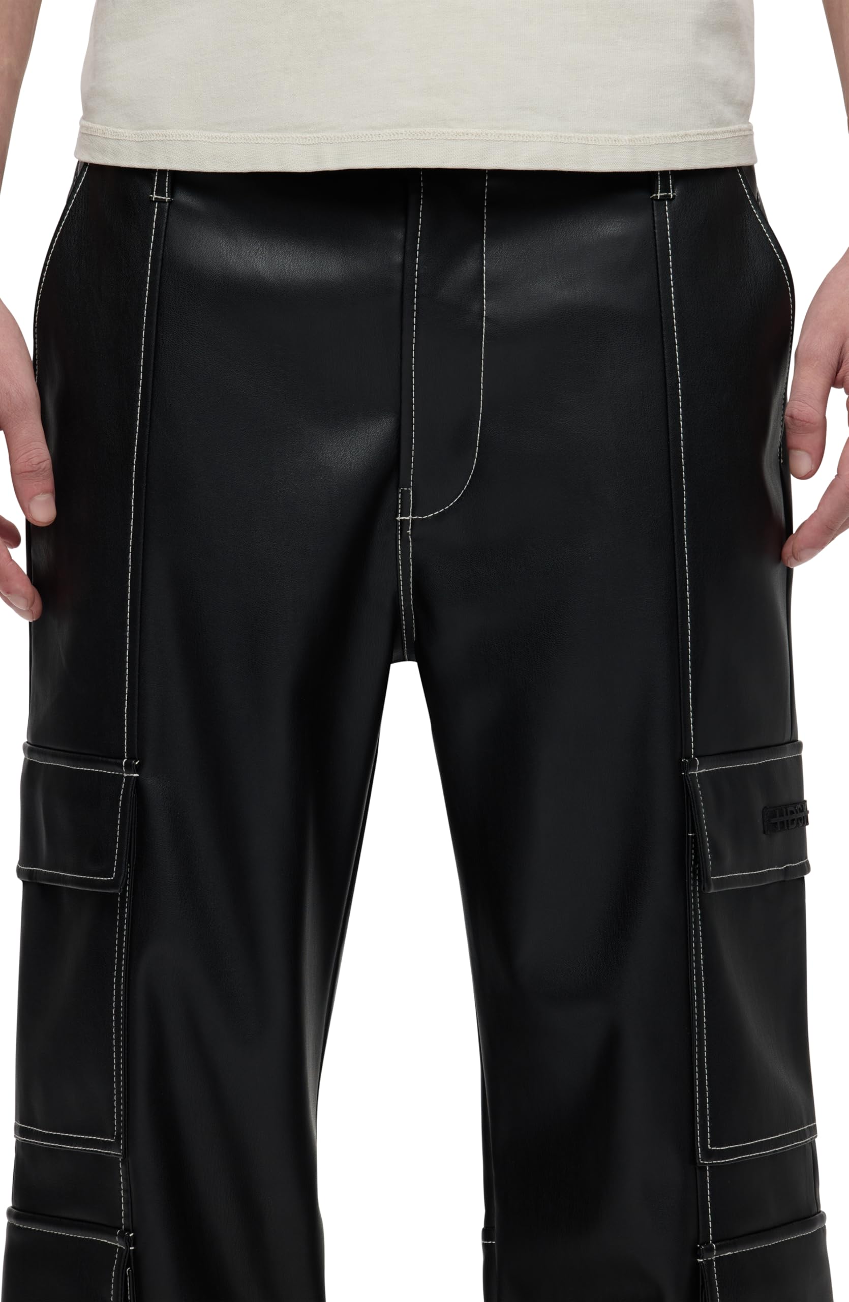HUDSON Men's Baggy Cargo Pants - Stylish & Comfortable Loose Fit Workwear for Outdoor, Hiking & Casual Wear