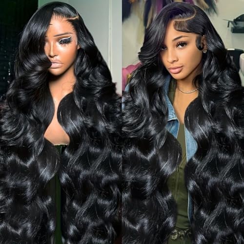 250% 13x4 Natural Black Color