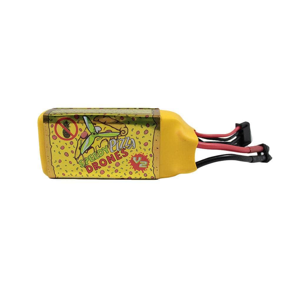 CNHL SpeedyPizza 14.8V 4S 600mAh 120C High Performance LiPo Battery with XT30 Connector - Perfect for RC Drones, Racing Cars, and FPV Models