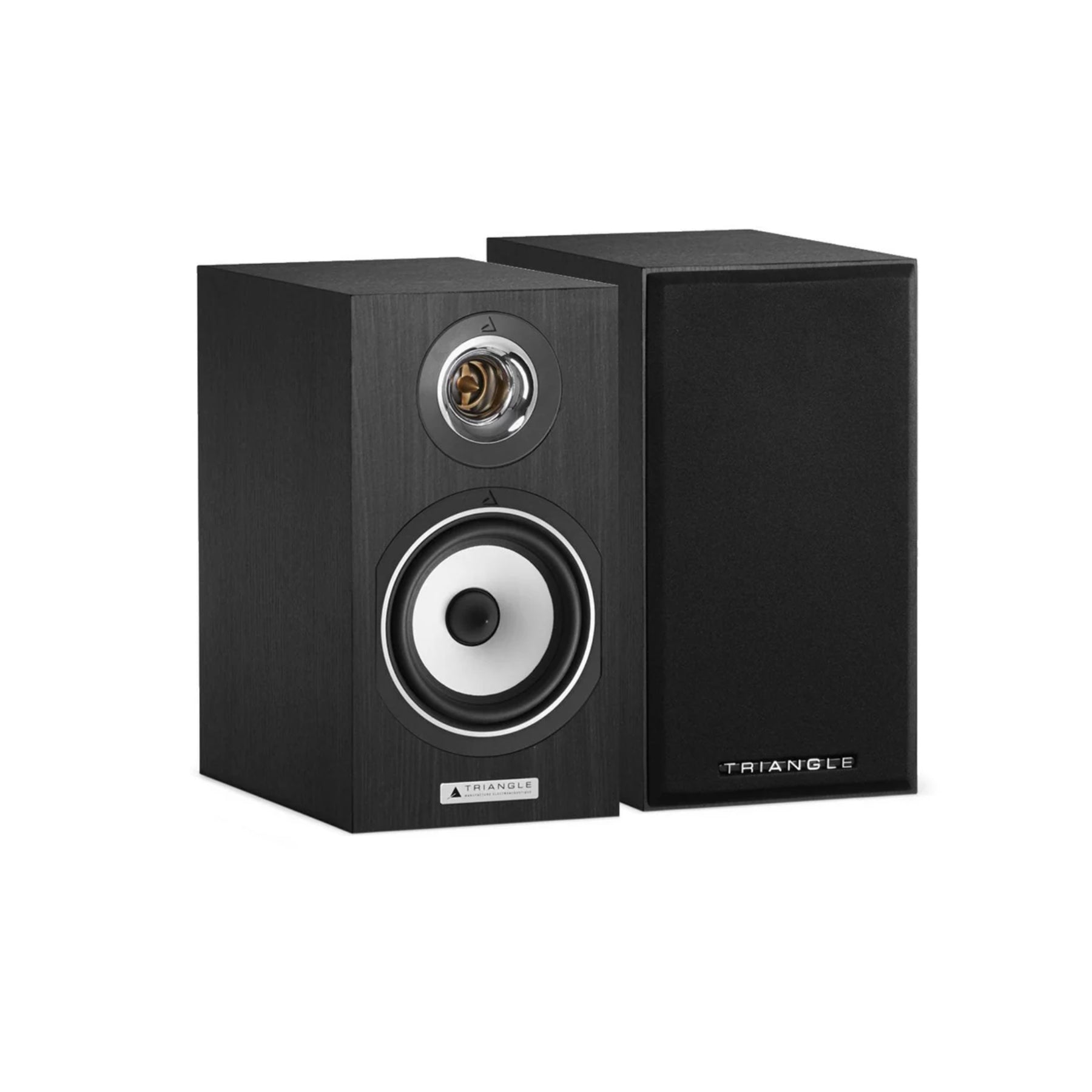 Triangle Titus Esprit EZ Bookshelf Speakers (Pair) - High-Fidelity Stereo Sound for Home Theater, Music Listening & Gaming Setup