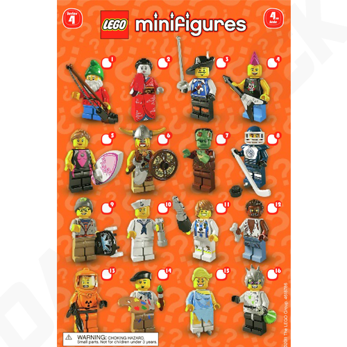 LEGO Collectible Minifigures Series 4 Soccer Player (11/16) - Rare Limited Edition Football Action Figure for Display & Play - Perfect for LEGO Fans, Collectors & Gift Giving