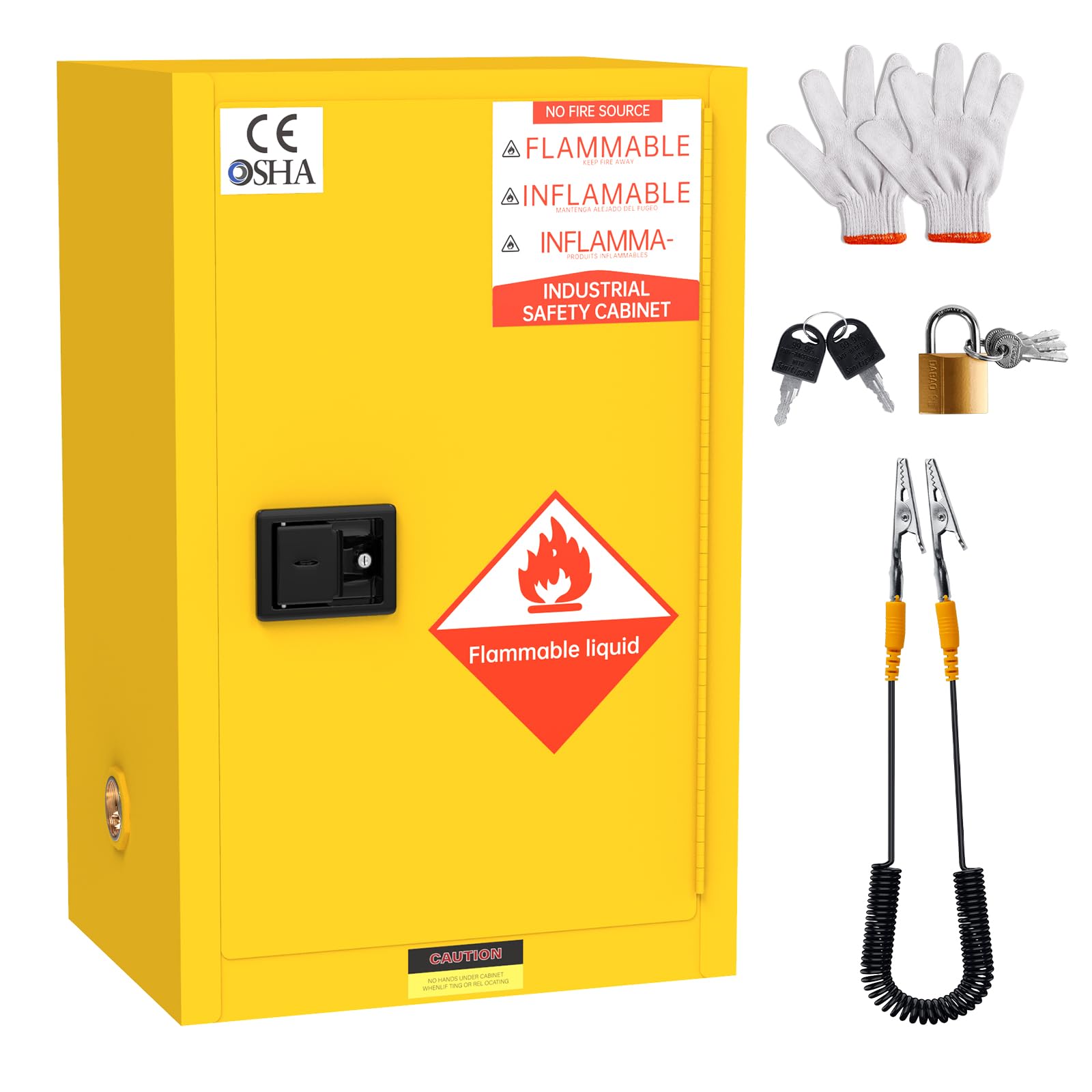 16 Gallon Fireproof Flammable Storage Cabinet - 23.23