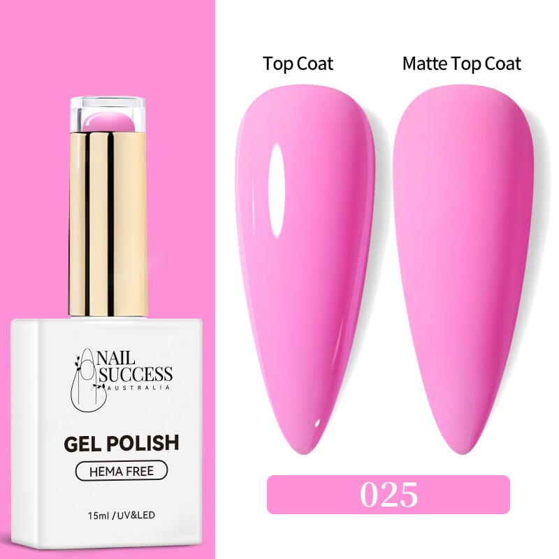 Hema Free Gel Nail Polish Set - 15ml Long Lasting Soak Off UV LED Nail Gel Colors for Manicure & Pedicure at Home or Salon