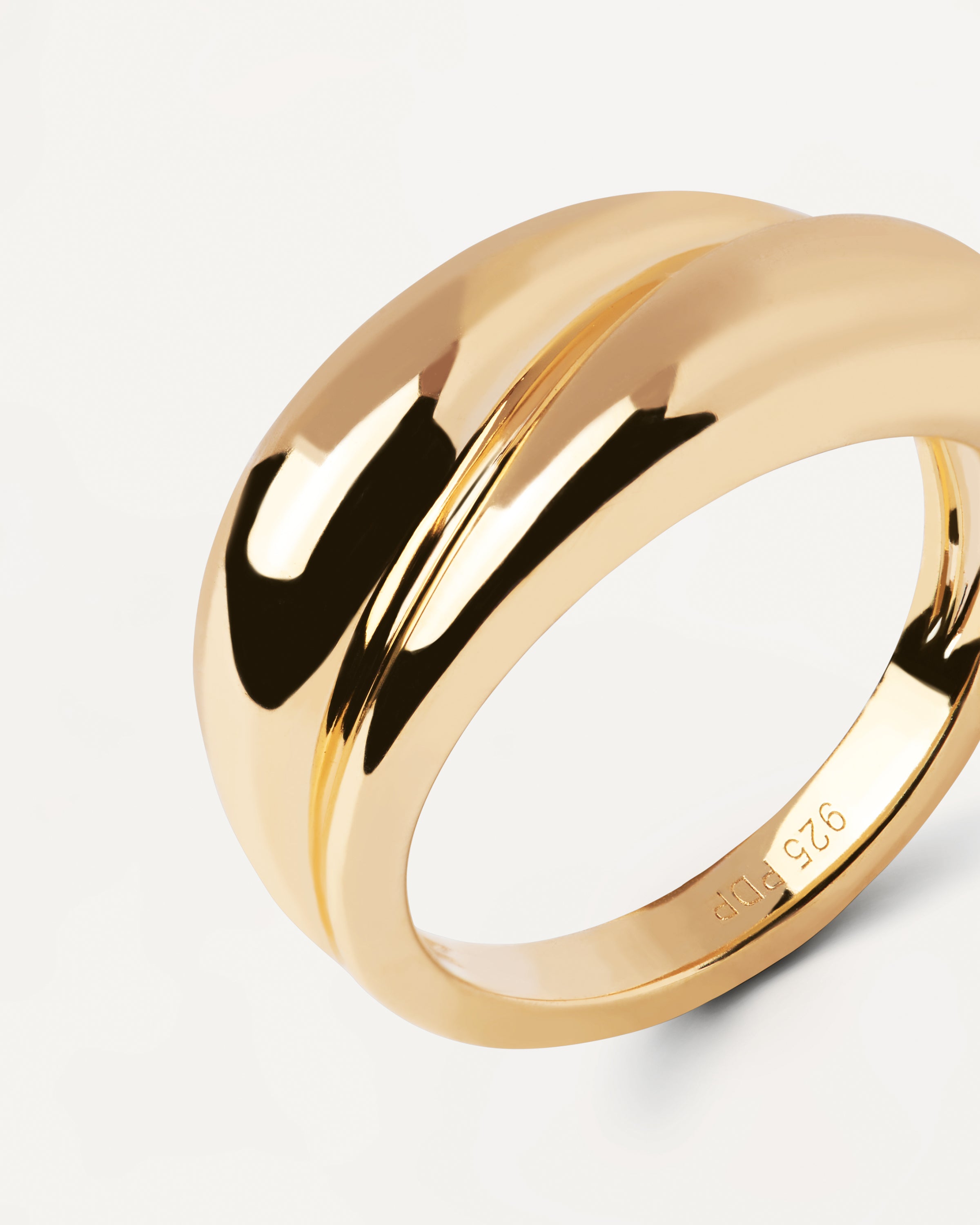 Desire Gold Ring for Women - Elegant 14K Solid Gold Band Ring - Perfect for Everyday Wear, Gift Giving & Special Occasions