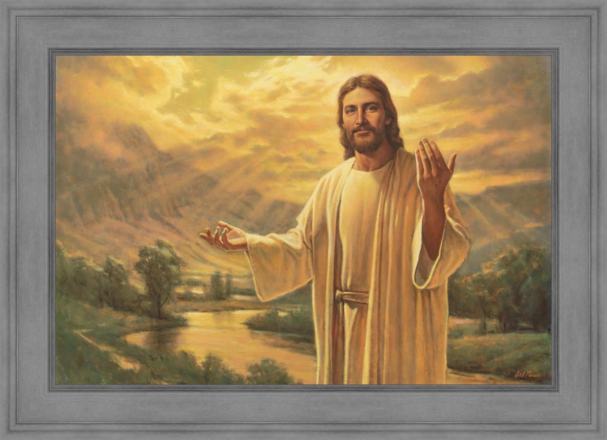Come Follow Me By Del Parson - Inspirational Christian Wall Art for Home & Church Decor - Perfect for Living Rooms, Bedrooms & Sunday School Classrooms