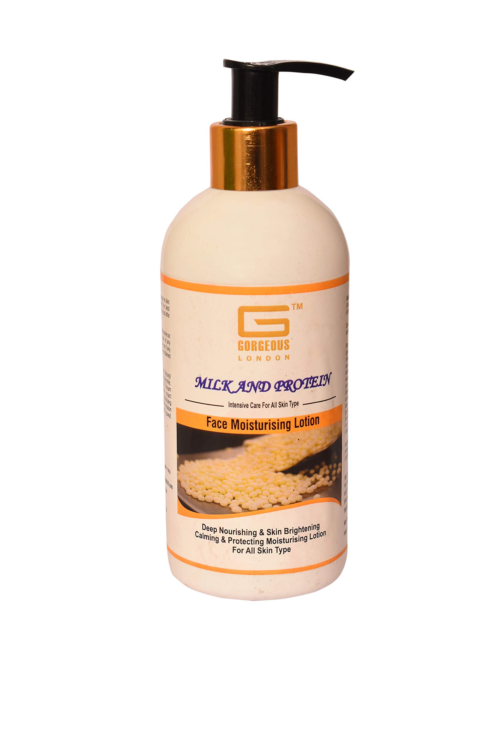London Almond Milk Honey Body Lotion & Milk Protein Face Moisturizer Combo (2 x 300ml) - Hydrating Skincare Set for Dry Skin, Perfect for Daily Use & Gift Giving