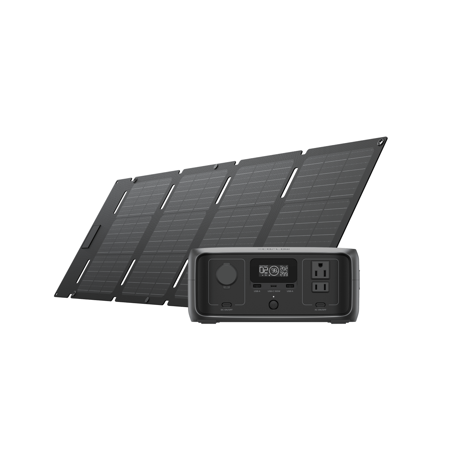 EcoFlow RIVER 3 Portable Power Station 288Wh Solar Generator - Backup Power for Camping, RV, Emergencies & Outdoor Adventures