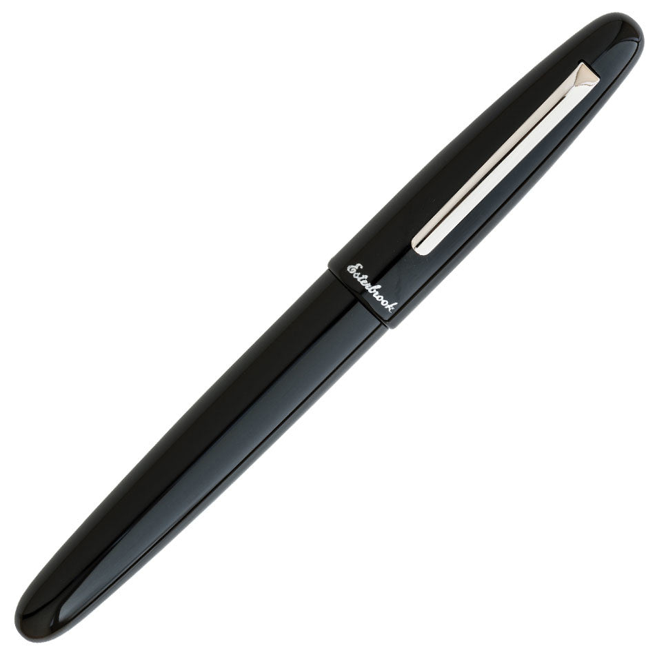 Esterbrook Estie Rollerball Pen - Premium Ebony Wood with Chrome Trim - Perfect for Office, Journaling & Gift Giving